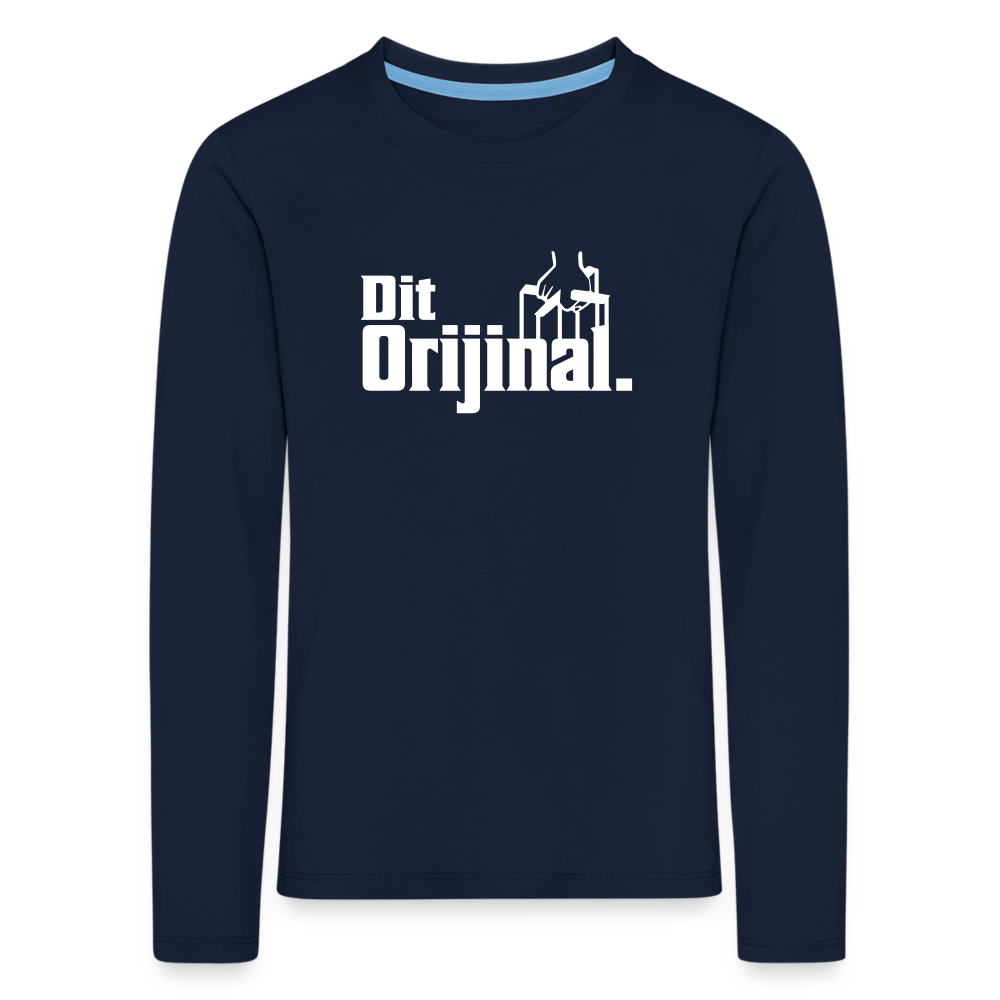 Dit Orijinal - Kinder Langarmshirt - Navy