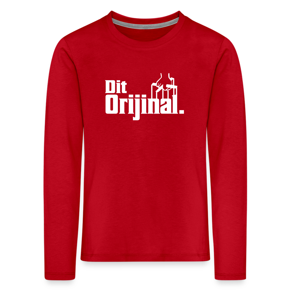 Dit Orijinal - Kinder Langarmshirt - Rot