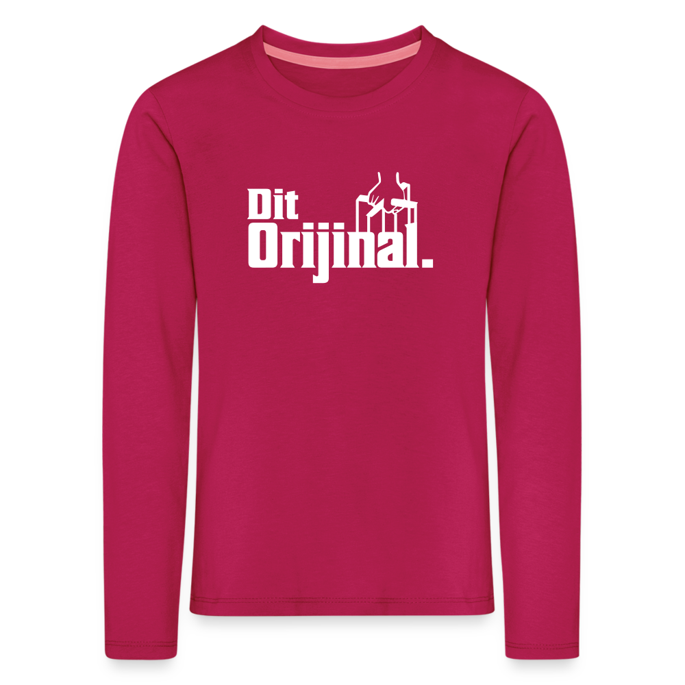 Dit Orijinal - Kinder Langarmshirt - dunkles Pink