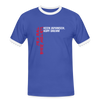 Jeh mal Bier holen! - Männer Ringer T-Shirt - Blau/Weiß