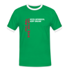 Jeh mal Bier holen! - Männer Ringer T-Shirt - Kelly Green/Weiß
