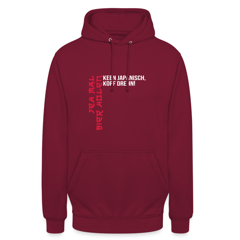 Jeh mal Bier holen! - Unisex Hoodie - Bordeaux