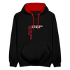 Jeh mal Bier holen! - Kontrast Hoodie - Schwarz/Rot