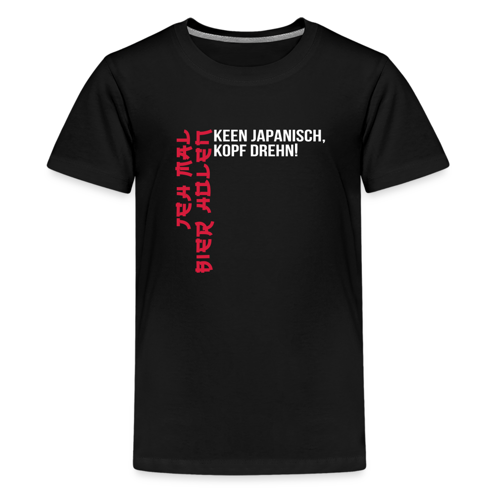 Jeh mal Bier holen! - Teenager Premium T-Shirt - Schwarz