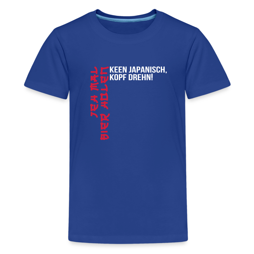 Jeh mal Bier holen! - Teenager Premium T-Shirt - Königsblau