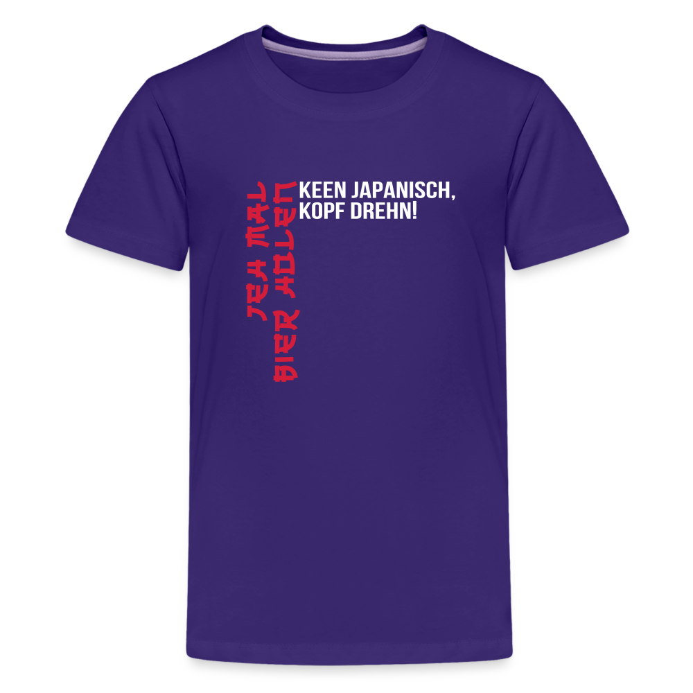 Jeh mal Bier holen! - Teenager Premium T-Shirt - Lila