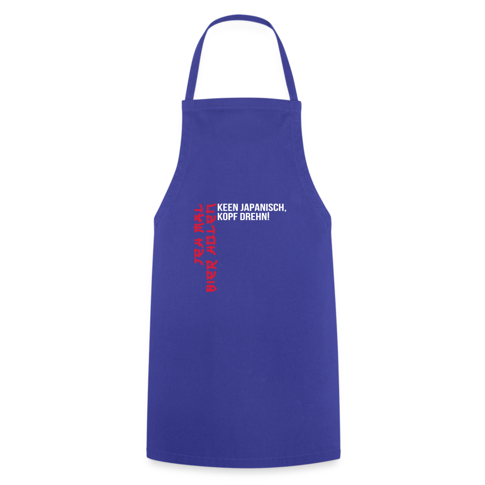 Jeh mal Bier holen! - Kochschürze - Royalblau