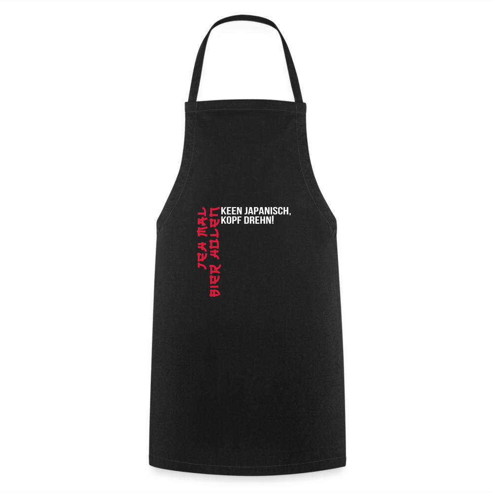 Jeh mal Bier holen! - Kochschürze - Schwarz