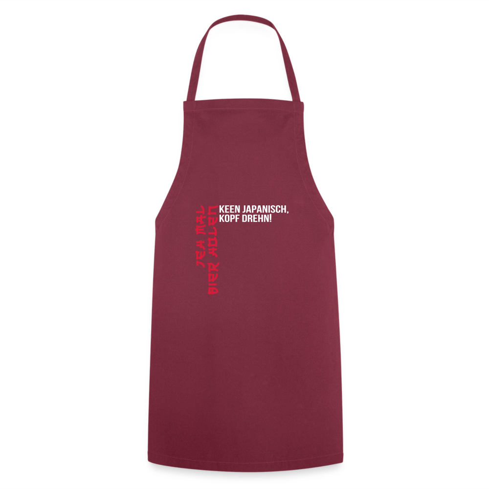 Jeh mal Bier holen! - Kochschürze - Bordeaux