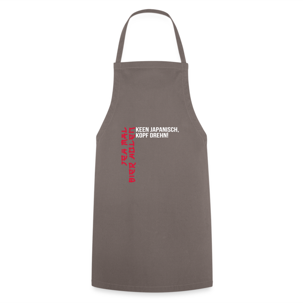 Jeh mal Bier holen! - Kochschürze - Grau