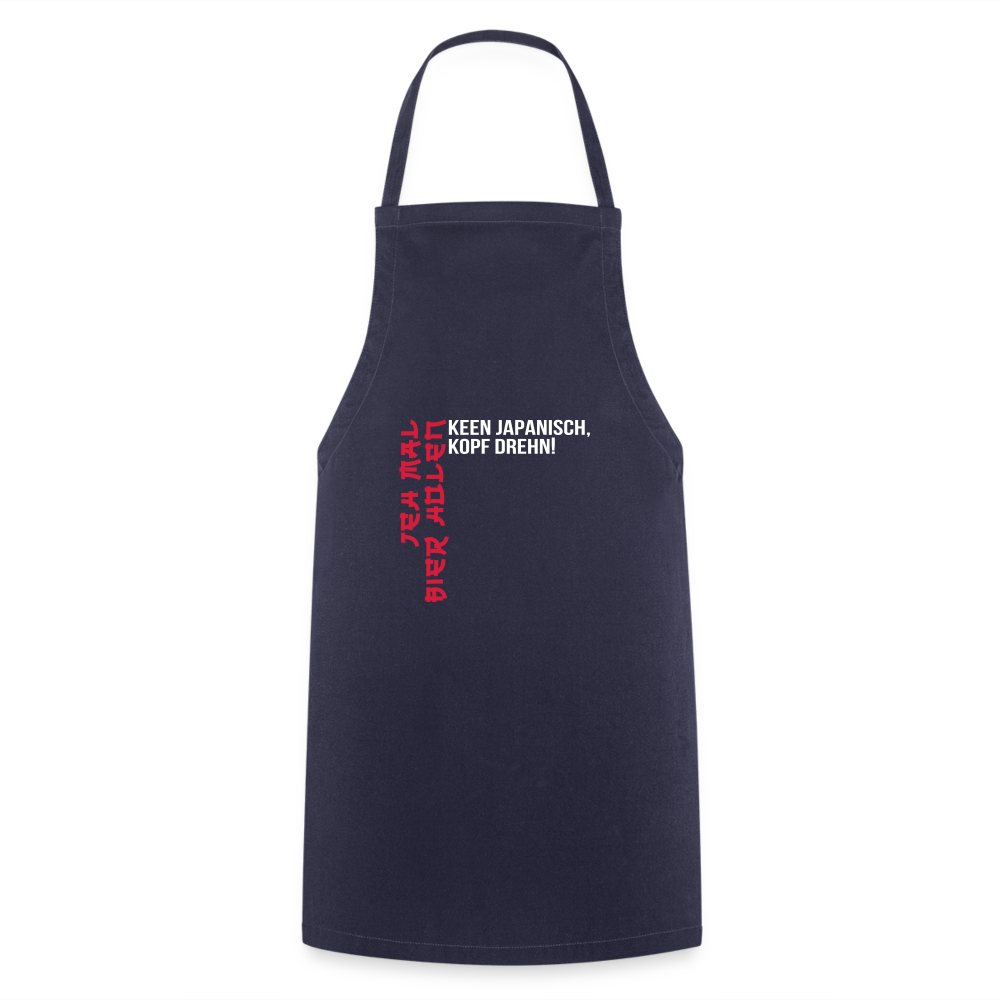 Jeh mal Bier holen! - Kochschürze - Navy