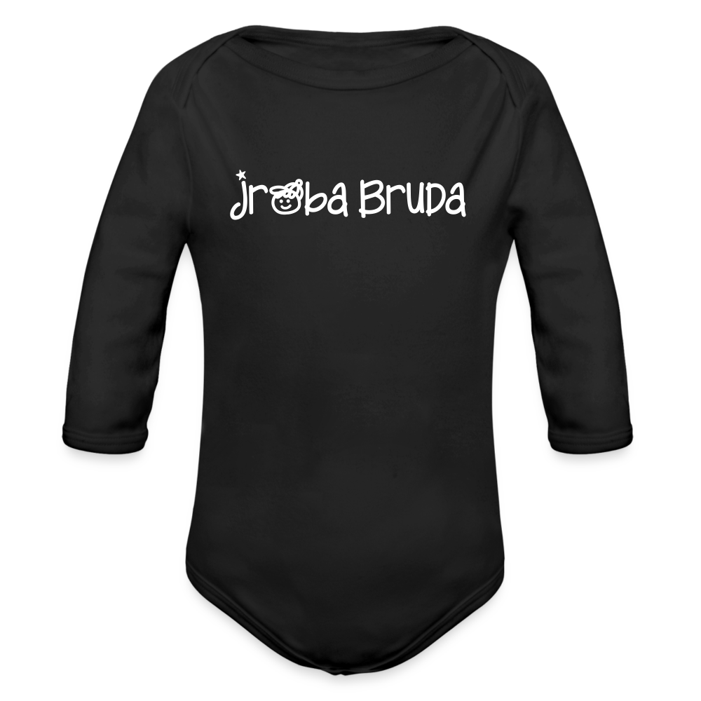jroßa Bruda - Bio-Langarmbody - Schwarz