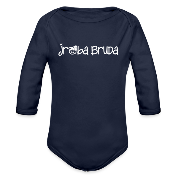 jroßa Bruda - Bio-Langarmbody - Dunkelnavy