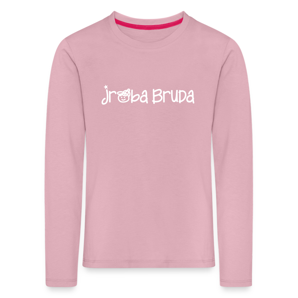 jroßa Bruda - Kinder Langarmshirt - Hellrosa