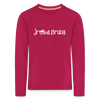 jroßa Bruda - Kinder Langarmshirt - dunkles Pink