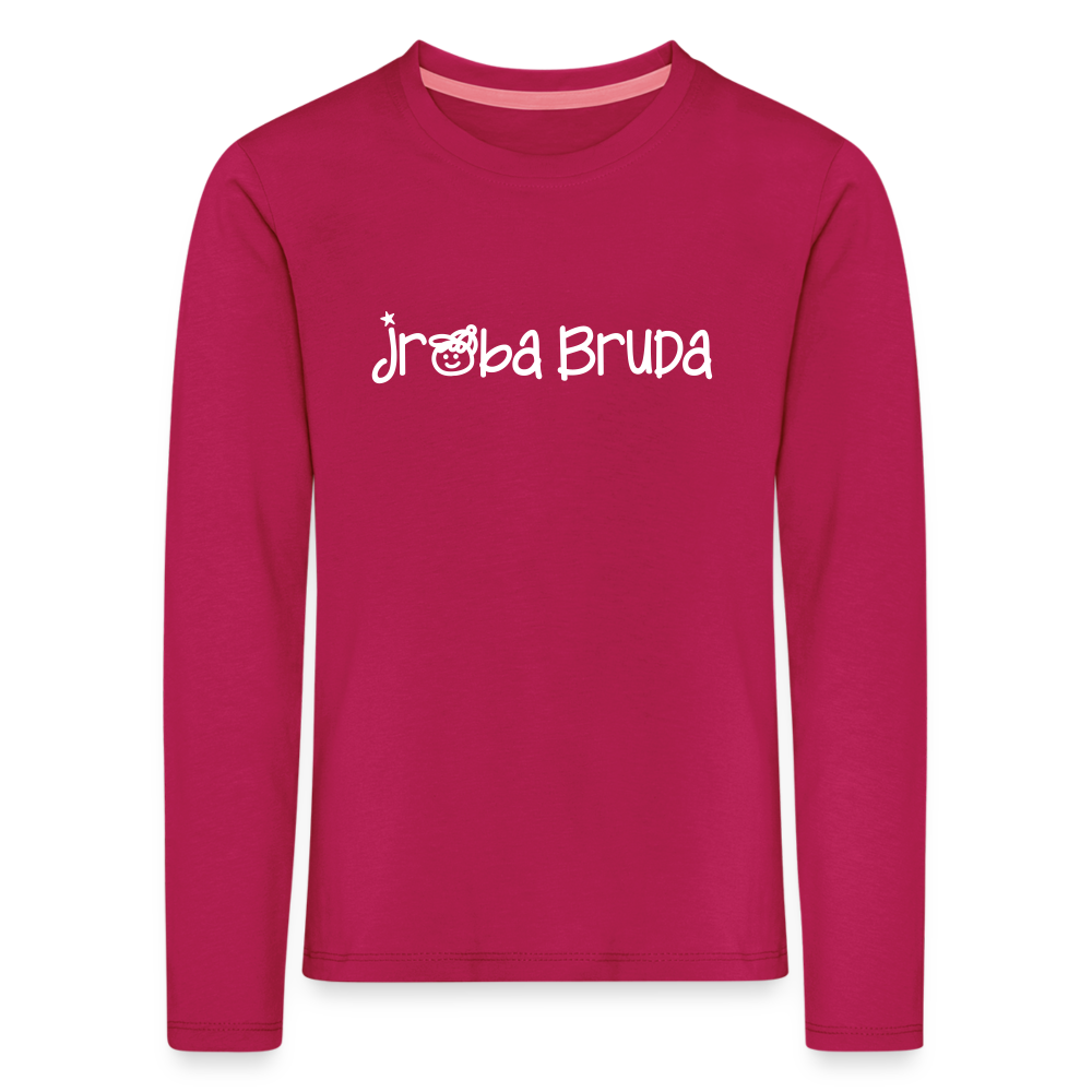 jroßa Bruda - Kinder Langarmshirt - dunkles Pink