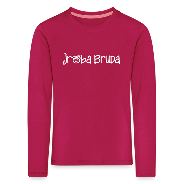jroßa Bruda - Kinder Langarmshirt - dunkles Pink