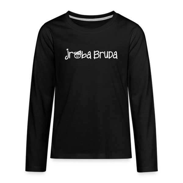 jroßa Bruda - Teenager Langarmshirt - Schwarz