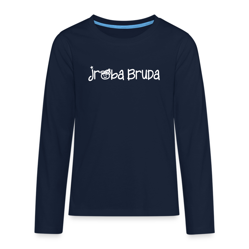 jroßa Bruda - Teenager Langarmshirt - Navy