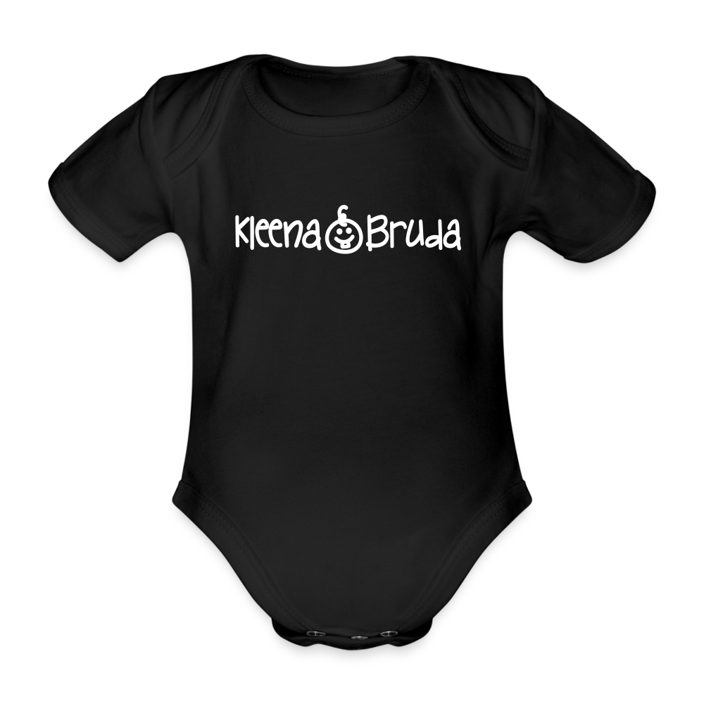 Kleena Bruda - Bio-Kurzarmbody - Schwarz