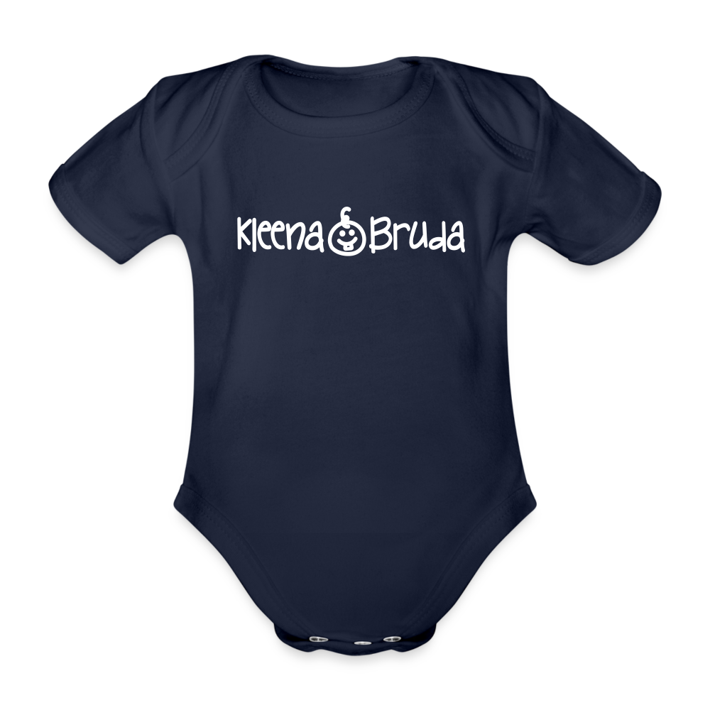 Kleena Bruda - Bio-Kurzarmbody - Dunkelnavy