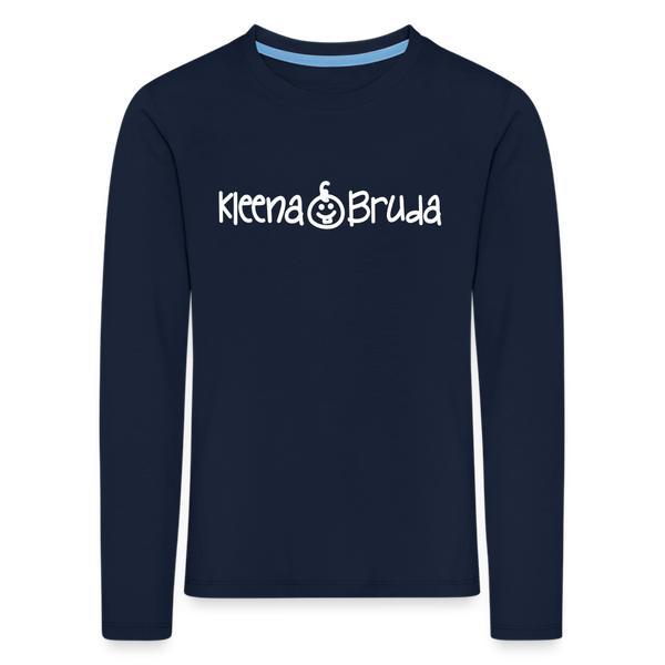 Kleena Bruda - Kinder Langarmshirt - Navy