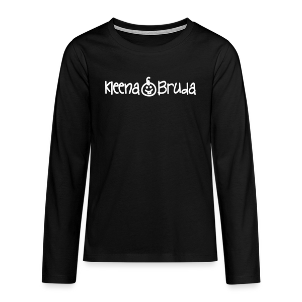 Kleena Bruda - Teenager Langarmshirt - Schwarz
