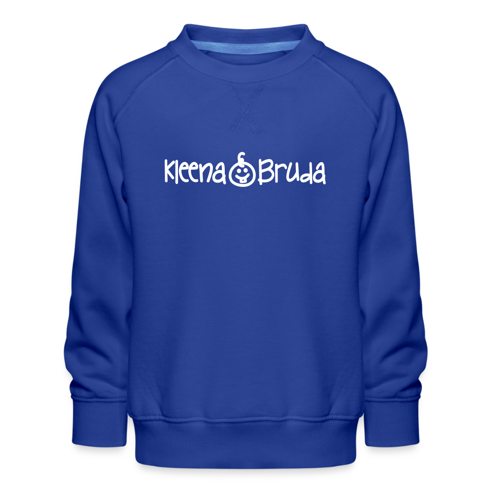Kleena Bruda - Kinder Premium Sweatshirt - Royalblau