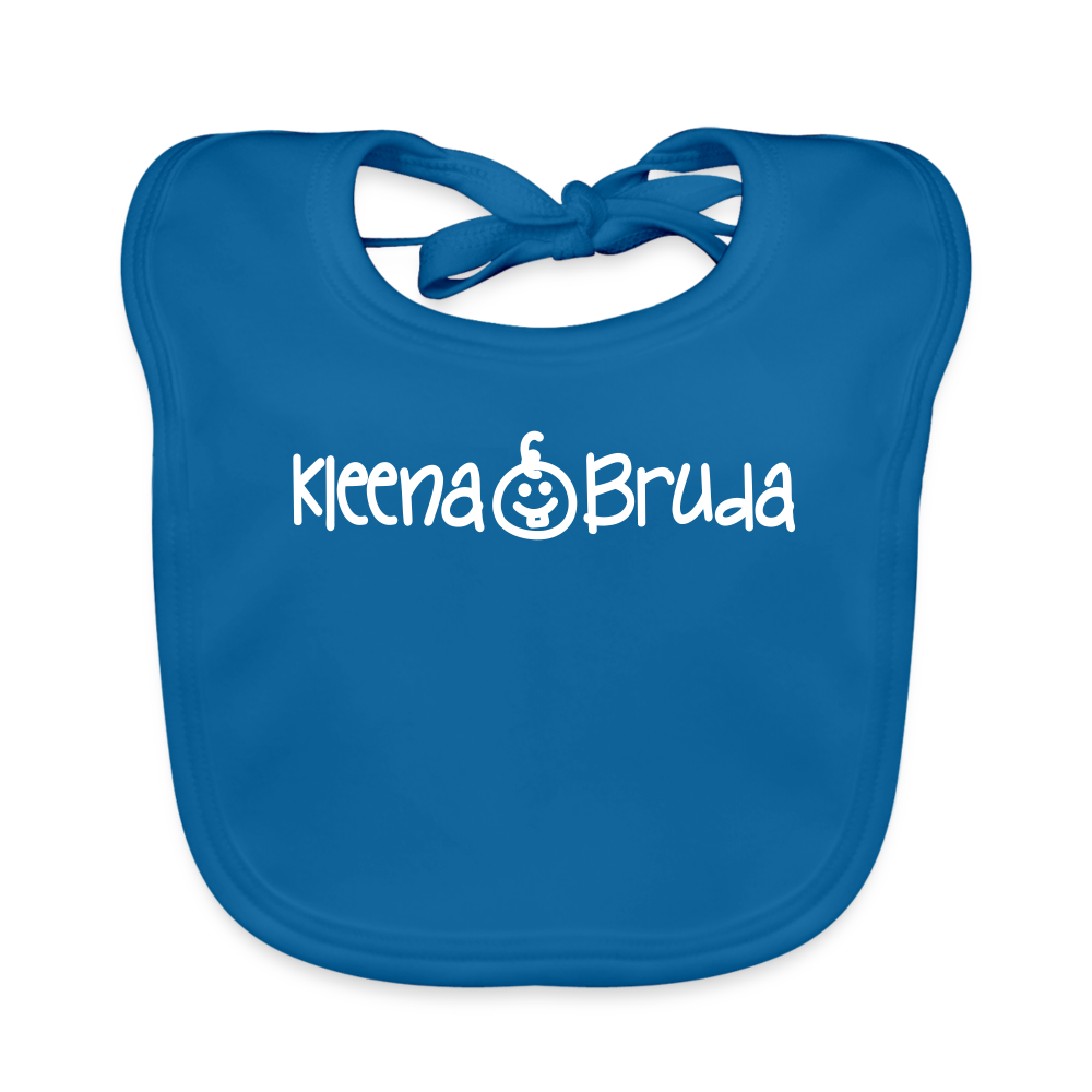 Kleena Bruda - Lätzchen - Pfauenblau