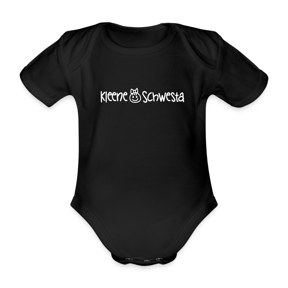 Kleene Schwesta - Bio-Kurzarmbody - Schwarz