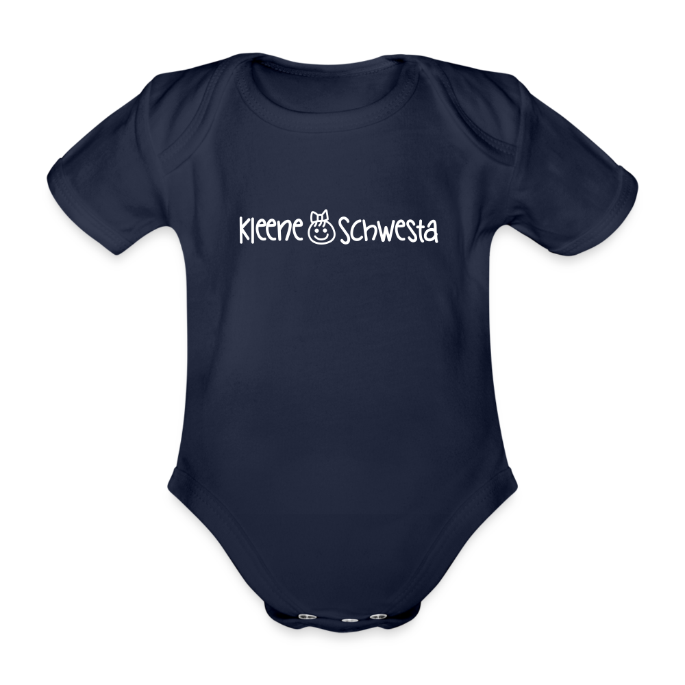 Kleene Schwesta - Bio-Kurzarmbody - Dunkelnavy