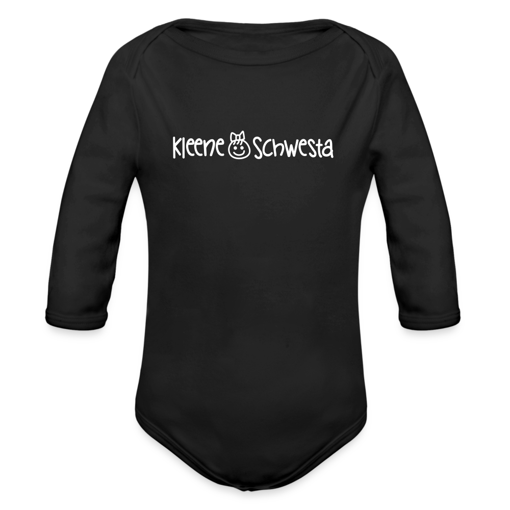 Kleene Schwesta - Bio-Langarmbody - Schwarz