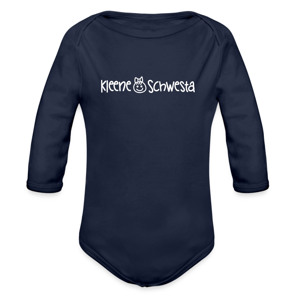 Kleene Schwesta - Bio-Langarmbody - Dunkelnavy