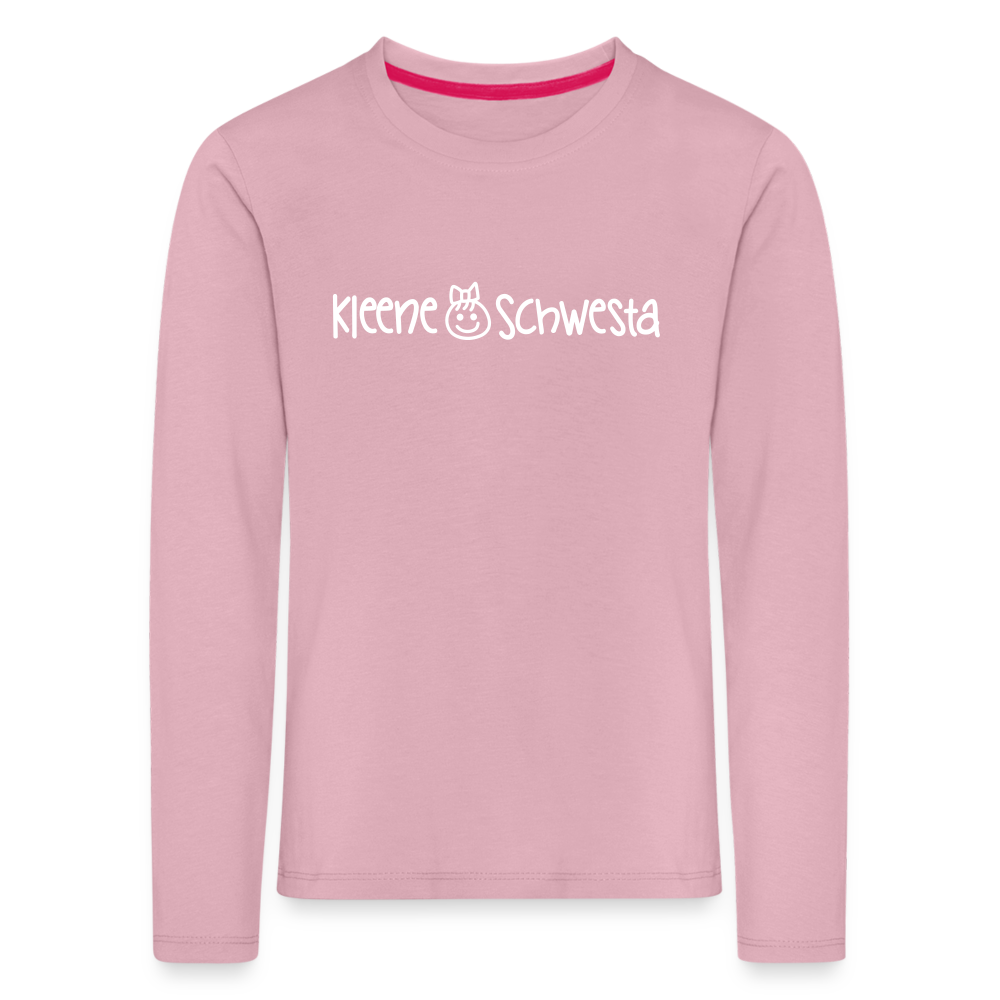Kleene Schwesta - Kinder Langarmshirt - Hellrosa