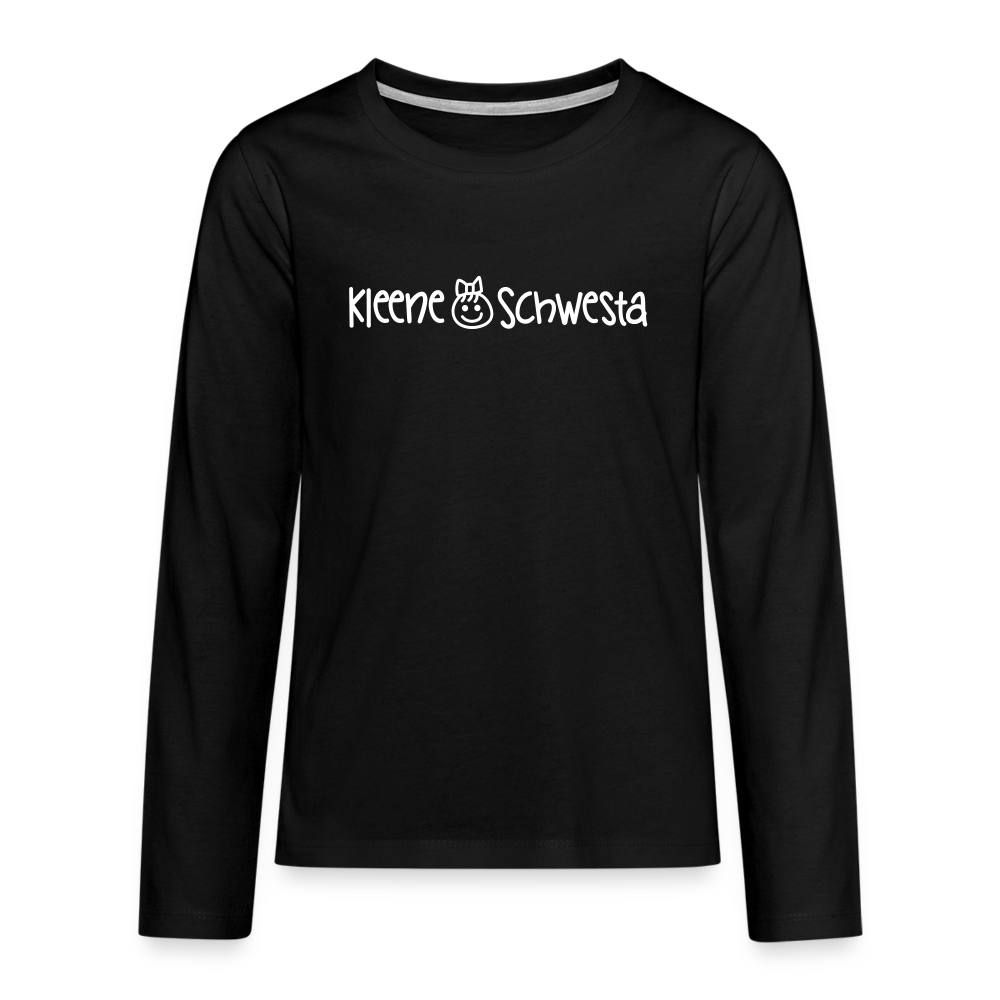 Kleene Schwesta - Teenager Langarmshirt - Schwarz