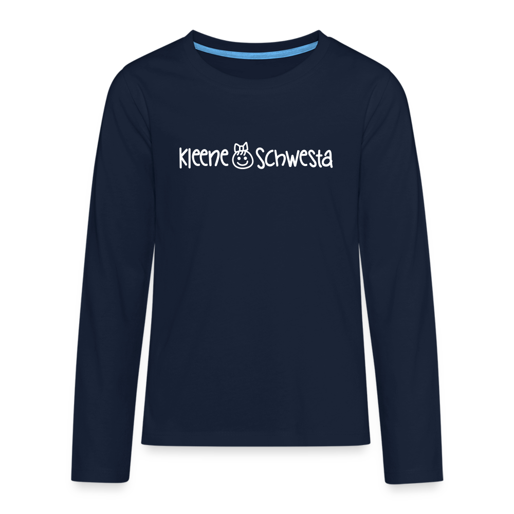 Kleene Schwesta - Teenager Langarmshirt - Navy