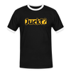 Juckt? - Männer Ringer T-Shirt - Schwarz/Weiß