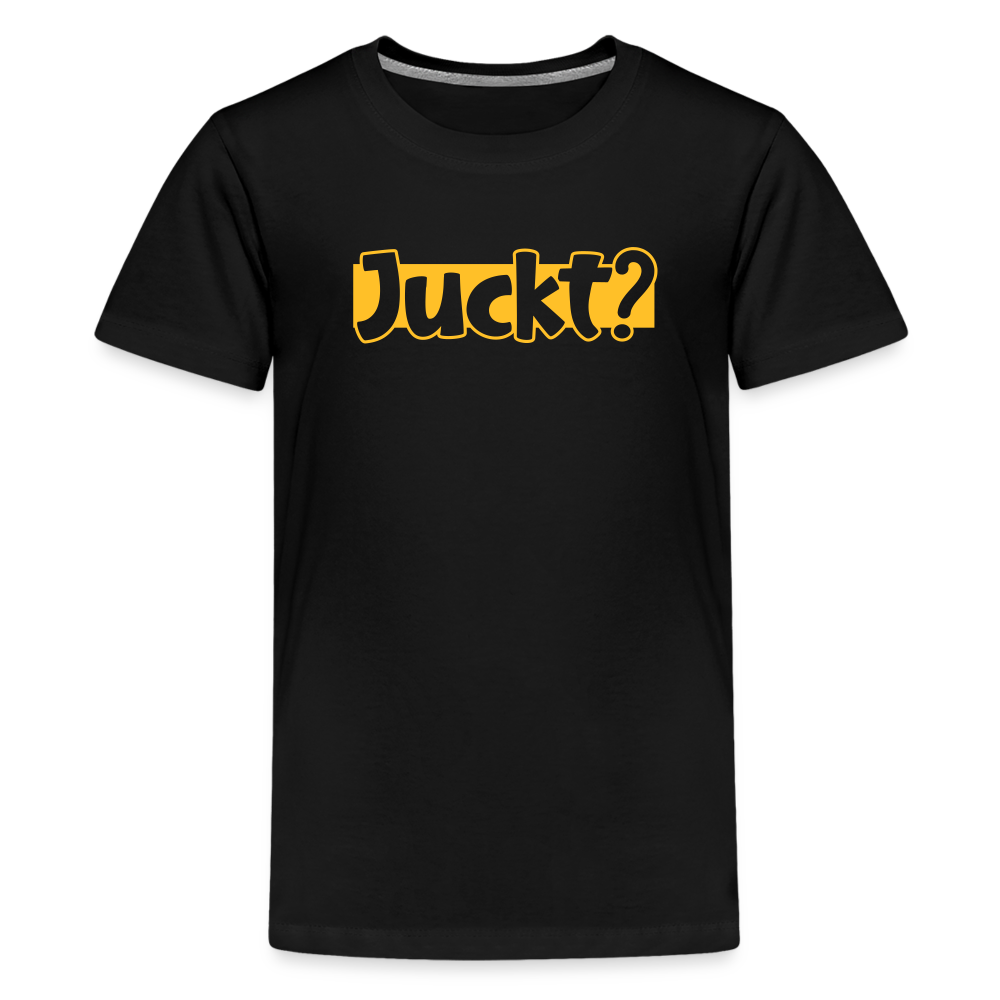 Juckt? - Teenager Premium T-Shirt - Schwarz