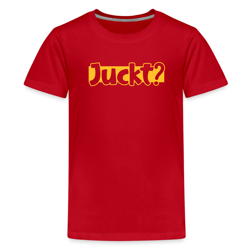 Juckt? - Teenager Premium T-Shirt - Rot