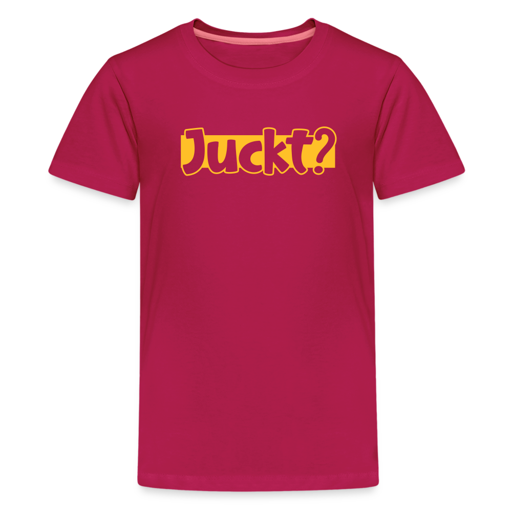 Juckt? - Teenager Premium T-Shirt - dunkles Pink