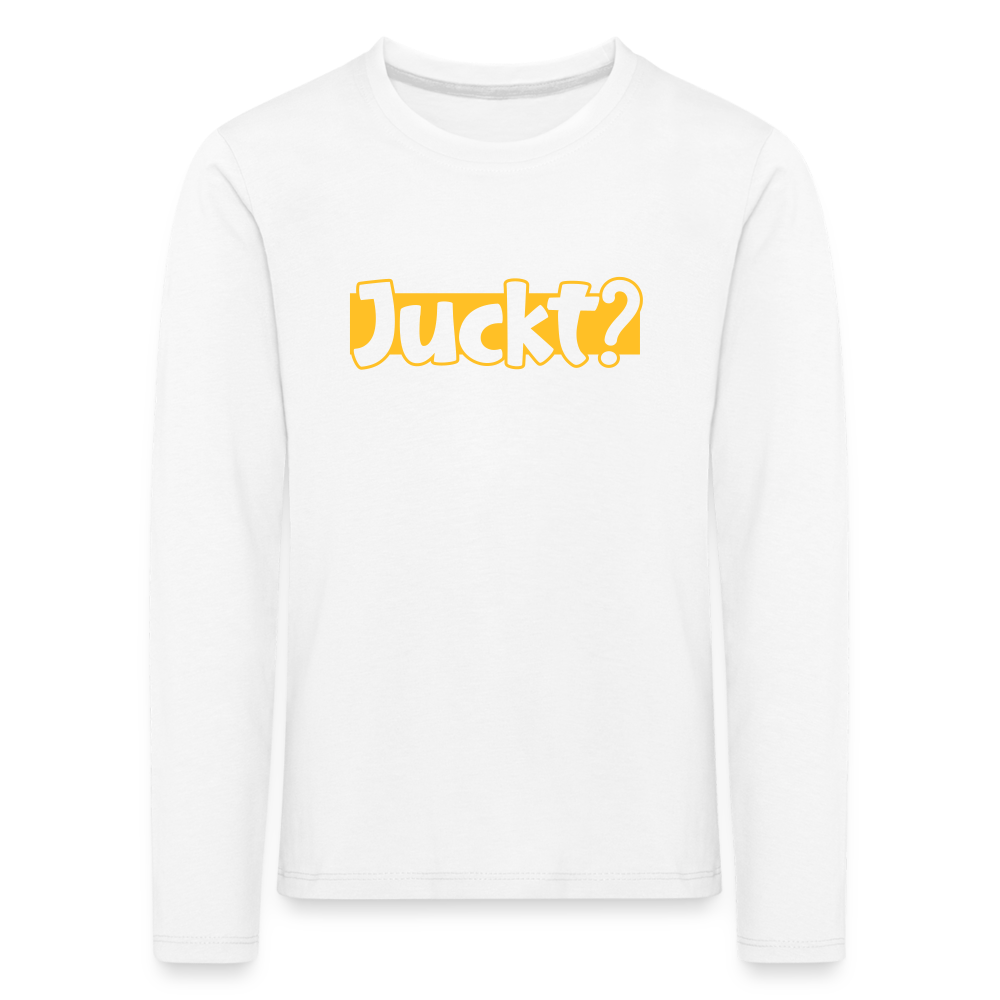 Juckt? - Kinder Langarmshirt - Weiß
