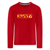 Juckt? - Kinder Langarmshirt - Rot