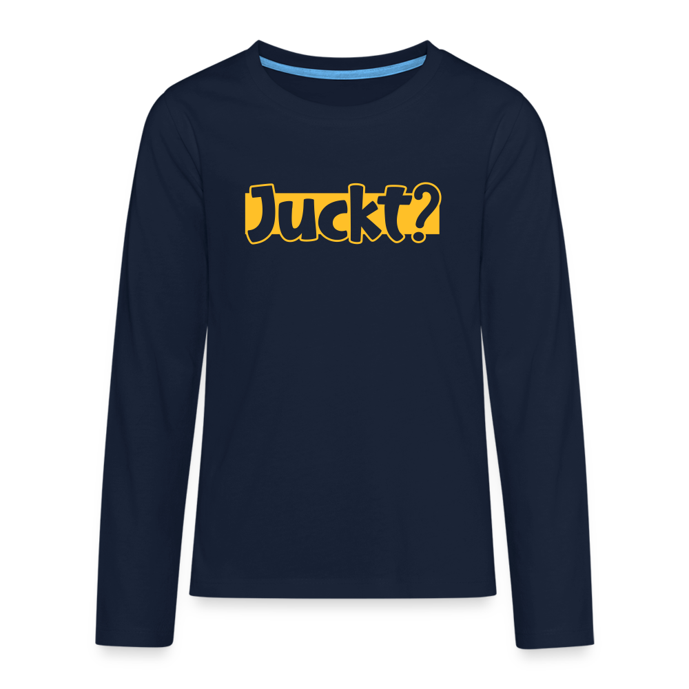 Juckt? - Teenager Langarmshirt - Navy