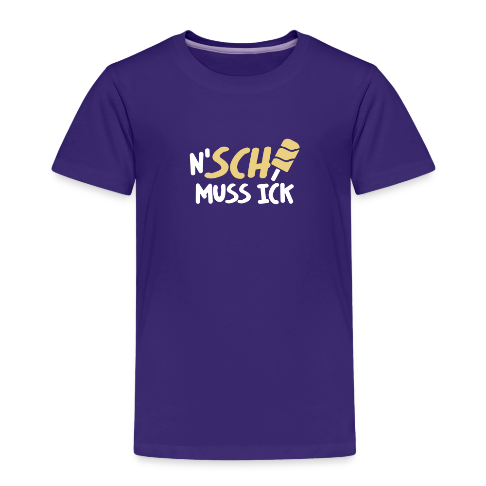 N'SCH... MUSS ICK - Kinder Premium T-Shirt - Lila
