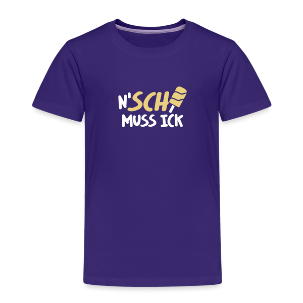 N'SCH... MUSS ICK - Kinder Premium T-Shirt - Lila