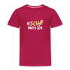 N'SCH... MUSS ICK - Kinder Premium T-Shirt - dunkles Pink