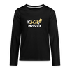 N'SCH... MUSS ICK - Teenager Langarmshirt - Schwarz