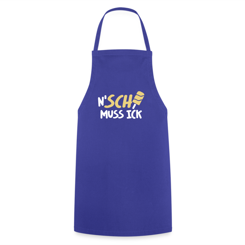 N'SCH... MUSS ICK - Kochschürze - Royalblau