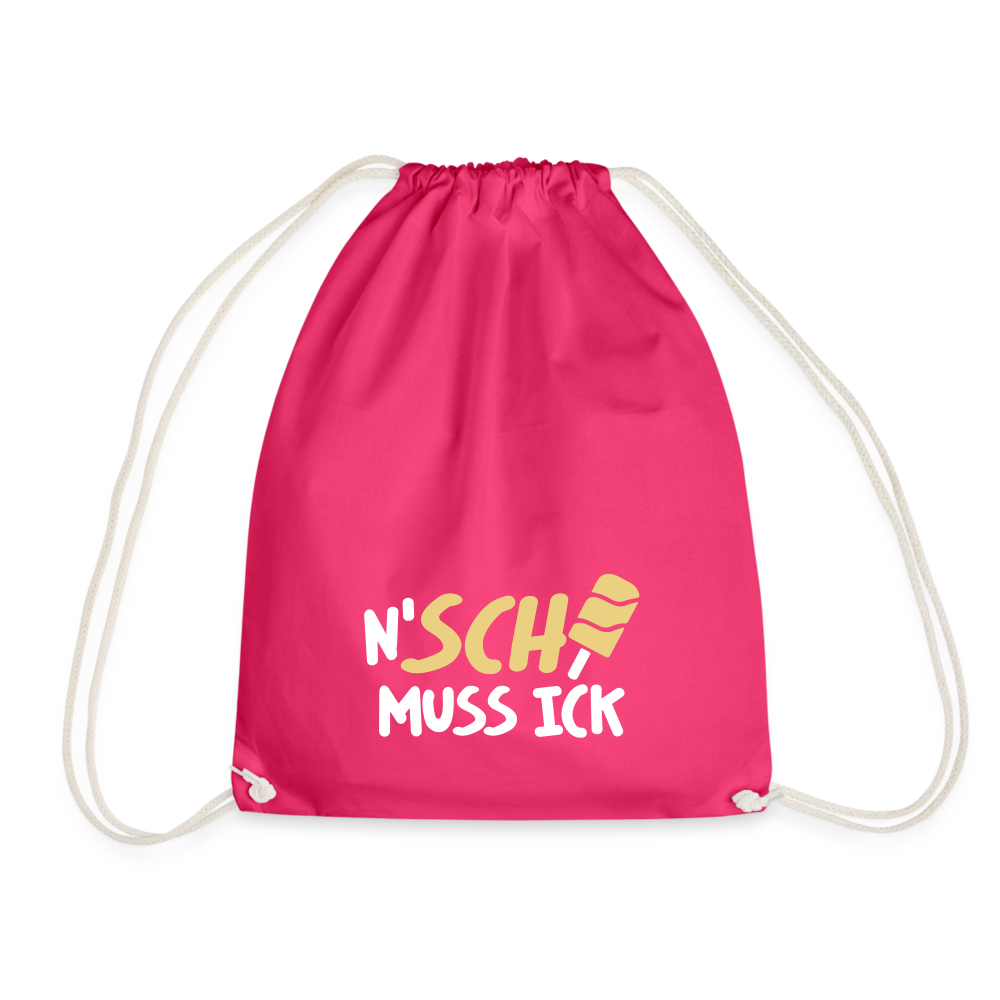 N'SCH... MUSS ICK - Turnbeutel - Fuchsia