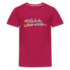 Echt jetzt? Nich du schon wieda... - Teenager Premium T-Shirt - dunkles Pink